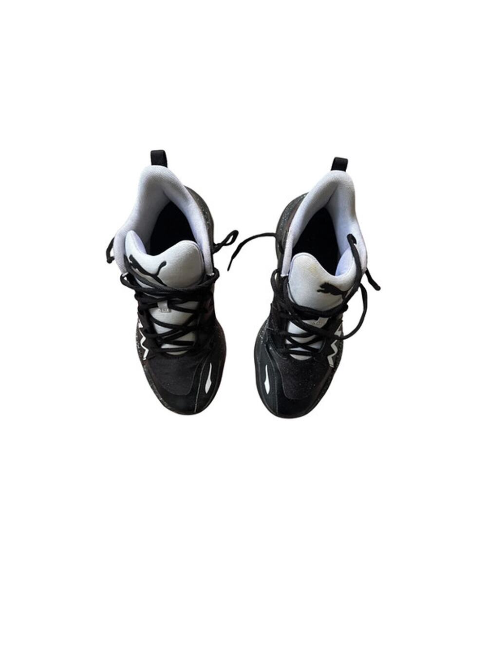 Puma Genetrics Speckle Men’s Black/White Basketball 🏀 Sneakers Size 7.5